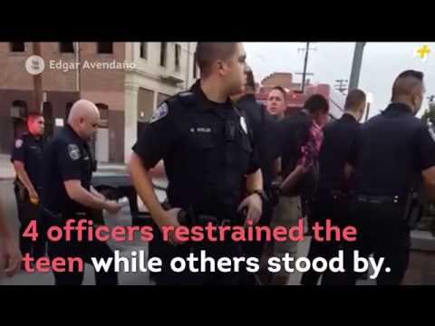 Stockton Police Officer Lawrence Wright Unarmed Black Teen Slammed