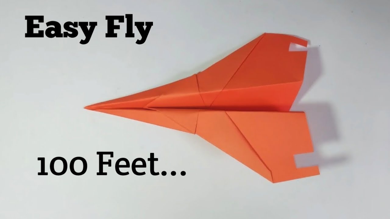 The Secret to Making a Paper Airplane Float - Easy Tutorial - Paper ...