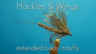 Fly Tying Extended Body Mayfly | Doovi