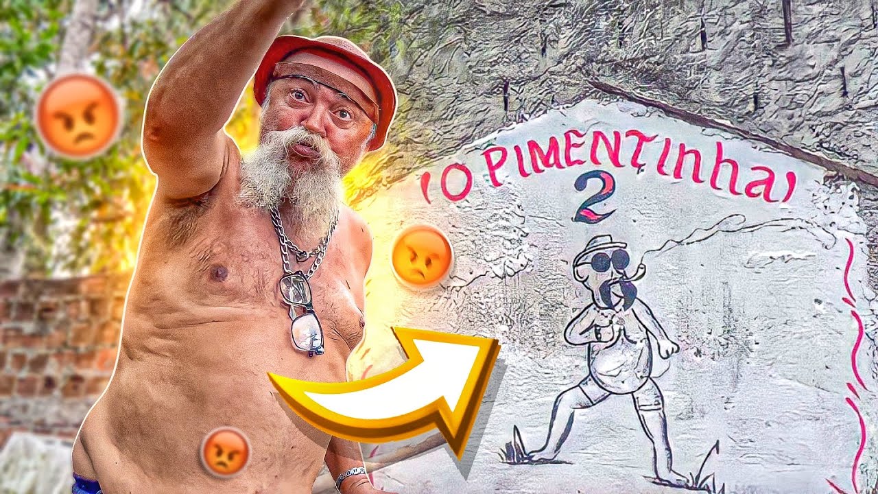 LUIZ DO SOM VIU O DESENHO DO PIMENTINHA NO MURO😱😱 | MANETIKIN