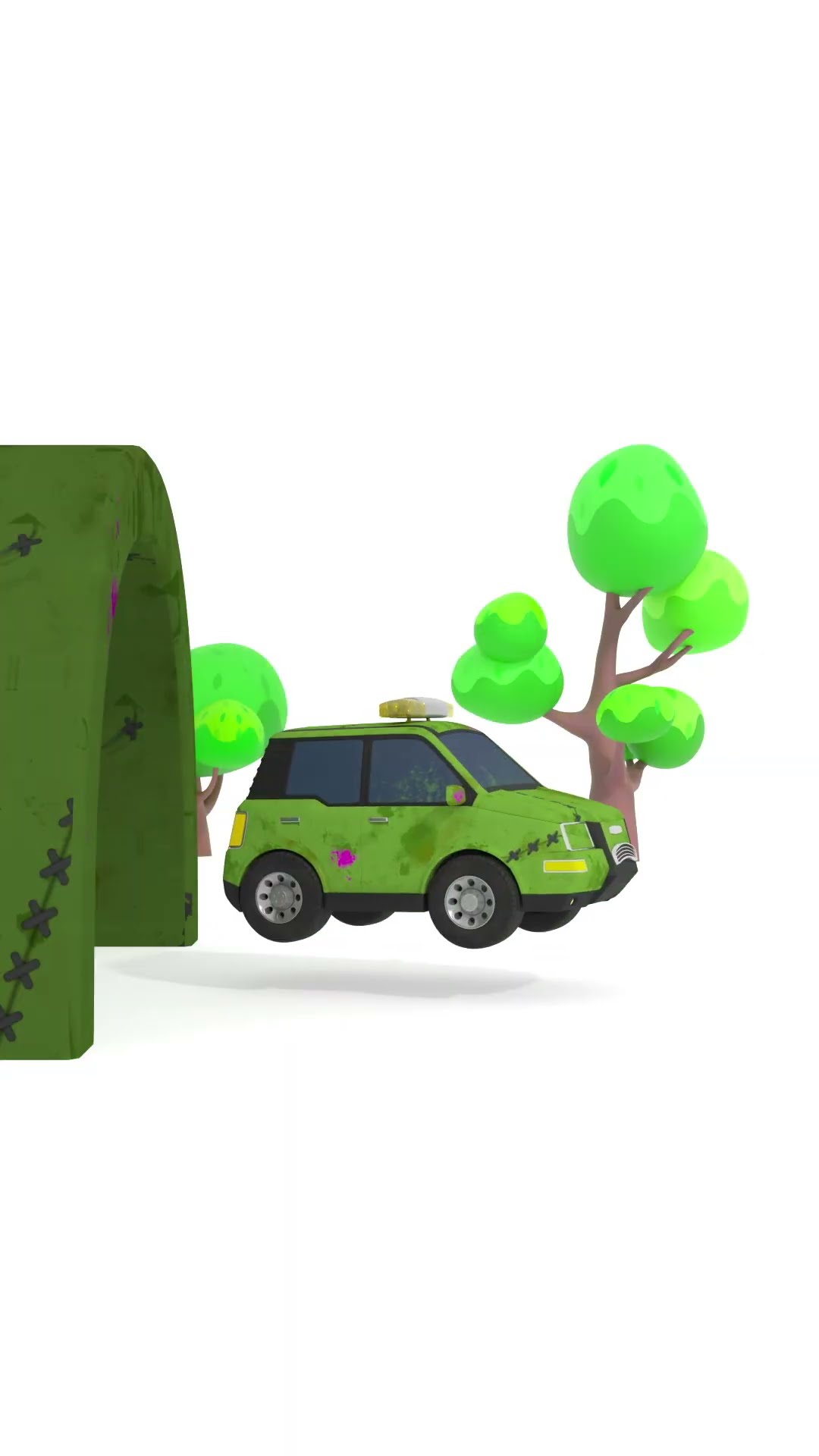 Jika mobil melewati terowongan zombie, apa yang akan terjadi? #Shorts #Tayo