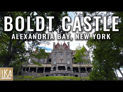 Boldt Castle Tour - A Historic Mansion on Heart Island, Alexandria Bay, New York