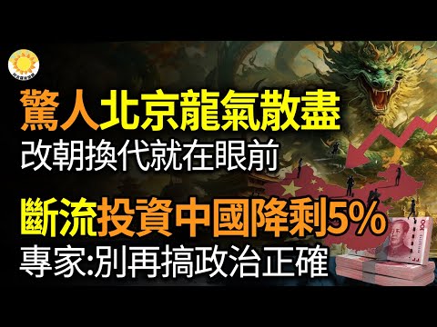 ?驚人：北京龍氣散盡！改朝換代就在眼前；簡直是斷流！外國對中國投資降剩5%，專家:別再搞政治正確；美媒：中共否認「小藍人」部隊存在，卻以非官方名義封鎖海域【阿波羅網AM】