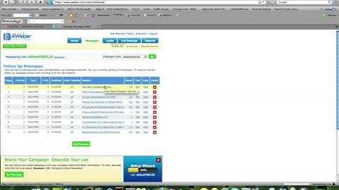 How To Import An Autoresponder Series Into AWeber