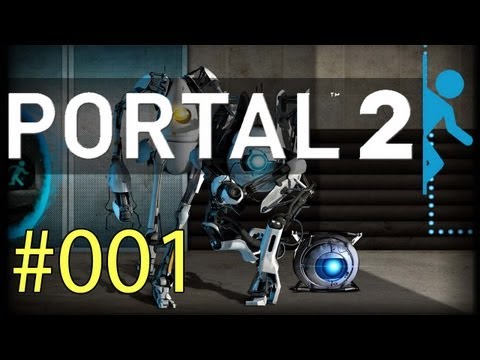 Lets Play Portal 2 Co-Op #001 - Das Tutorial und mein Kopf qualmt schon