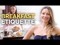 Hotel Breakfast Etiquette Rules Only Affluent People Know!