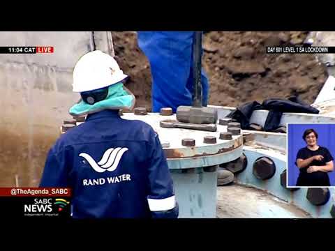 Rand Water | Work continues on new pipeline & many areas affected by water disruptions