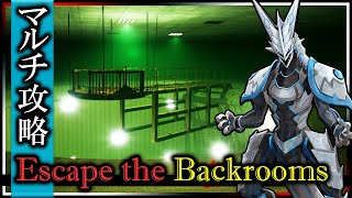【Escape the Backrooms | Day11】マルチで全ステージ攻略！叫ばずにはいられない機竜の#バックルーム 実況 #Vtuber #escapethebackrooms