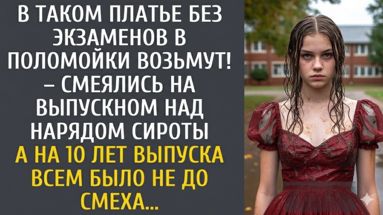 В таком наряде? Тебе даже экзамены сдавать не придётся — тебя сразу же возьмут на работу уборщицей.