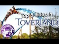 Top 5 Rides in Toverland