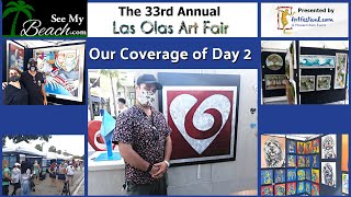 The 33rd Annual Las Olas Art Fair-Day Two was full of excitement and hope!
