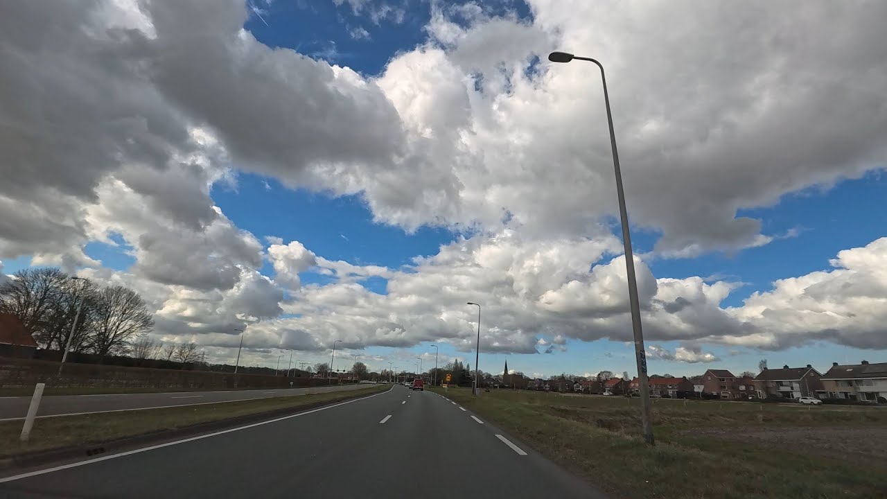 From The Hague to Geervliet, Netherlands. A Beautiful Spring Drive Under Shifting Skies. Camera 2