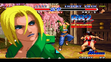 【TAS】REAL BOUT FATAL FURY 2 : THE NEWCOMERS AS BLUE MARY [ARCADE LONGPLAY]