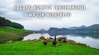 Pagi di PADANG RUMPUT Tersembunyi - Waduk Wonorejo Tulungagung