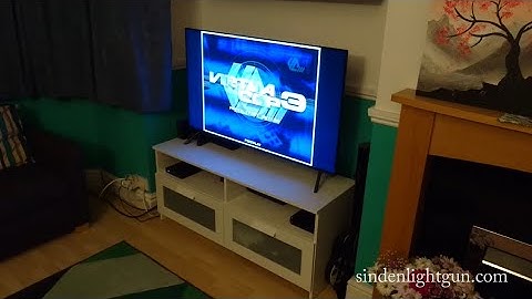 Virtua Cop 3 on LCD TV using Sinden Lightgun - Cxbx