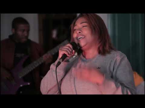 Bridget Performs a freestyle with the Sakhumzi Mngomeni Jazz group jazz