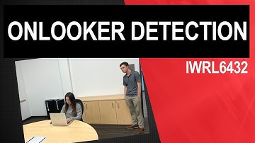 Laptop presence and onlooker detection with IWRL6432