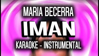 Maria Becerra - IMAN (Two Of Us) (KARAOKE - INSTRUMENTAL)