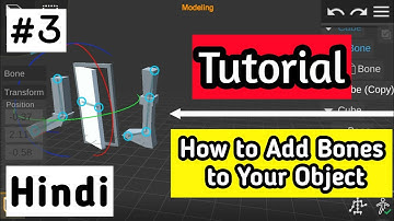 Prisma 3D Tutorial in Hindi || How to Add Bones