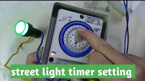 24 hours timer setting | street light timer setting #crazyengineertv