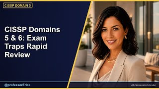 CISSP Domains 5 & 6: Exam Traps Rapid Review