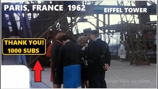 1000 subs special - Paris, France 1962 - Eiffel Tower- 8mm Film Footage