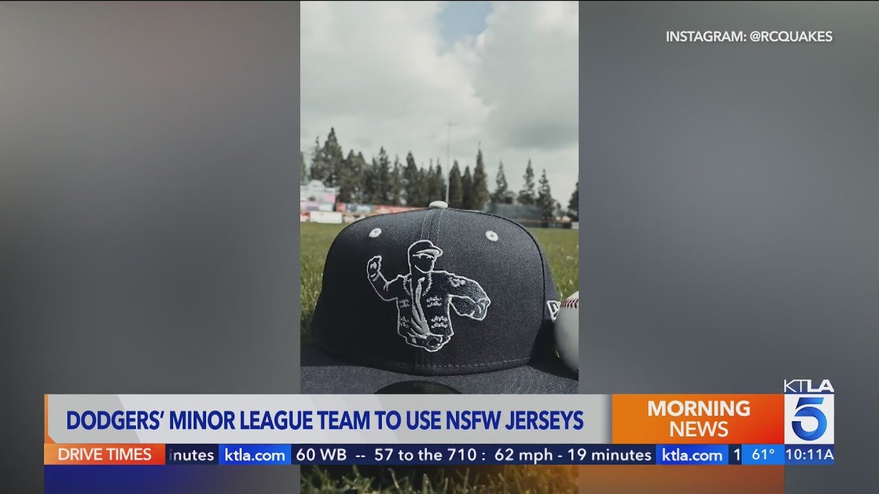 Dodgers minor league team unknowingly rebrands to nsfw name youtube