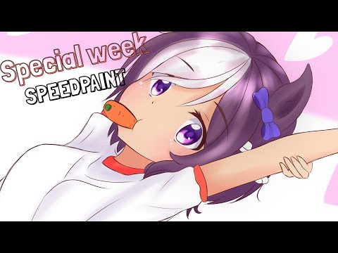 [speed-paint]---'special-week'-[uma-musume:-pretty-derby]