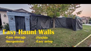 Episode 4: Easy and cheap home haunt walls