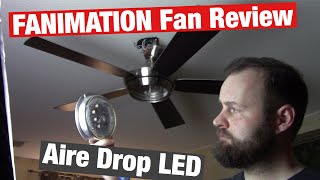 How to install a ceiling fan  FANIMATION Aire Drop or Celano V2  Review, Installation & Connection