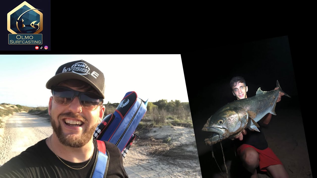 Jornada Nocturna a Surfcasting en El Pinet. Alicante. Olmo Surfcasting. ANJOVA DE JUANMi!!!🔥🔥🔥