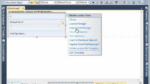 Configure WebAccordion Expand Direction