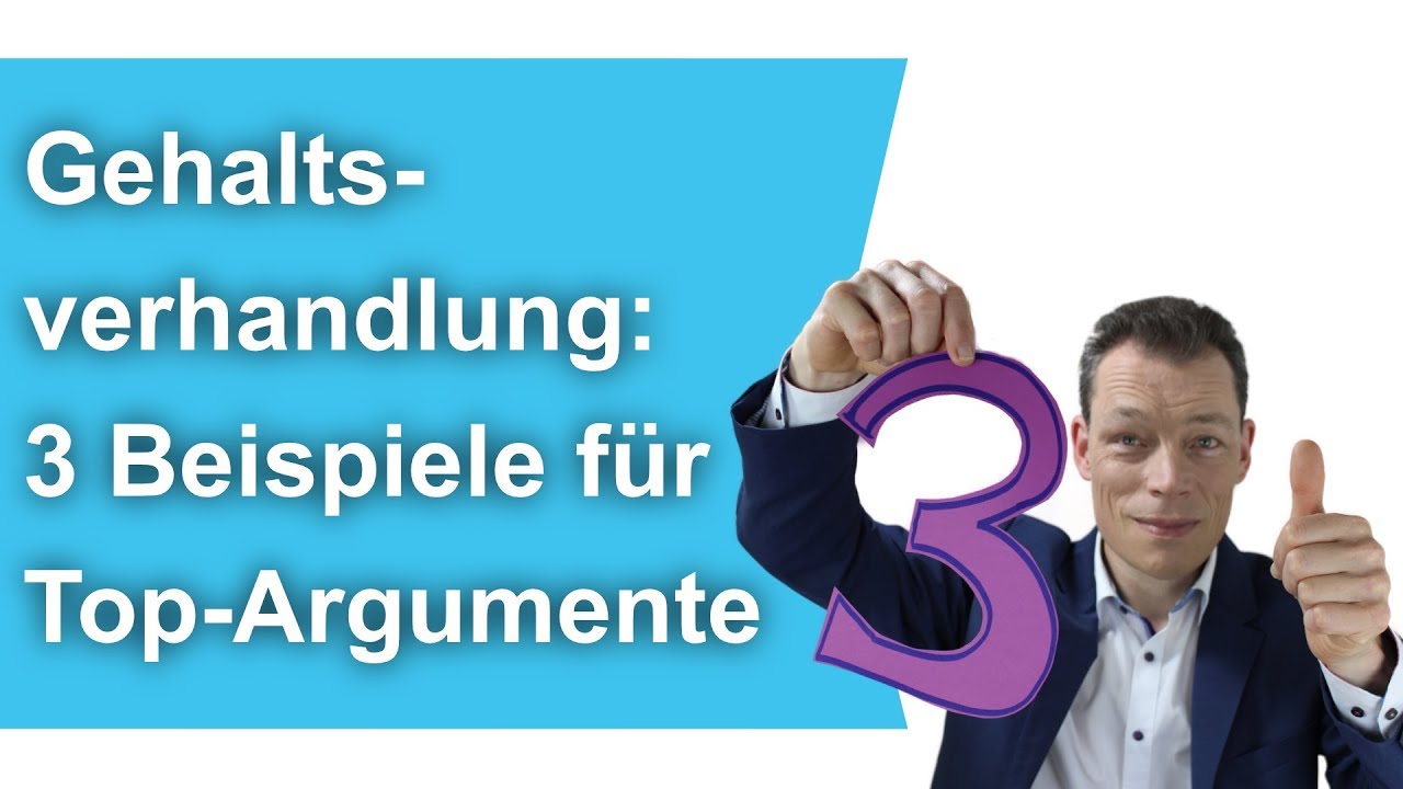 Update Gehaltserhöhung: 3 Beispiele für Top-Argumente (Gehaltsverhandlung) // M. Wehrle