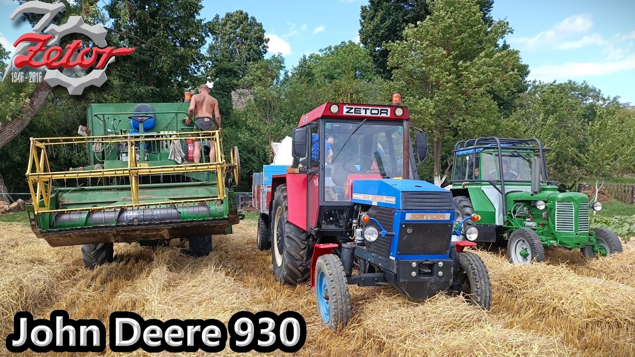 Žatva 2025 | Zetor 10111 Turbo a John Deere 930 | Original Sound