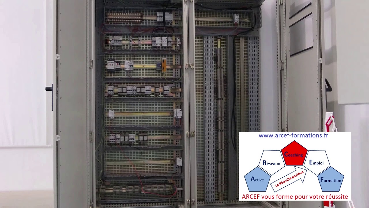Analyse de risques électriques dans une armoire électrique BT  ARCEF   www arcef-formations.Fr