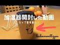 【加湿器】ムーミンカップ型の加湿器を買って開封するだけの動画