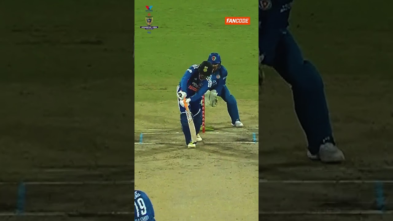 Abhishek Sharma doing what he does best 🫡 💥 #AFGvIND #IndiaCricket #AbhishekSharma #shorts