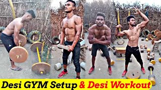 New Powerful Special Desi GYM Workout || Full Desi GYM Setup || Desi Muscular Bodybuilding