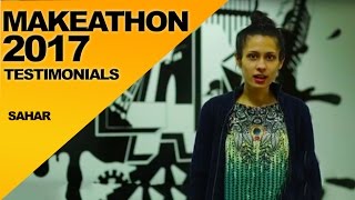MAKEATHON 2016 - Testimonials - Sahr