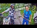 Angry Man Attack Dirt Bikers - Riders VS Hillbilly 2018