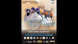 GURU NANAK GURDWARA SMETHWICK - 40 YEARS - JUNE 1984 - NATIONAL REHENSABHAI 18TH MAY 2024