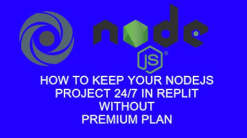 HOW TO KEEP YOUR REPLIT NODEJS PROJECT ONLINE FOR 24/7 WITHOUT REPLIT 24/7 PLAN