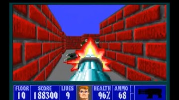 Wolfenstein 3D: Ultimate Challenge (Custom Level Mod) - Episode 2 Floor 10