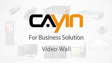 CAYIN Business Solution - Video Wall