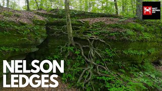 Relaxing Drone Footage Nelson Ledges Quarry Park #4kdrone #dronevideo #nelsonledges #ohio