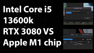 Intel Core i5 13600k VS Apple M1 chip в After Effects и Premiere Pro