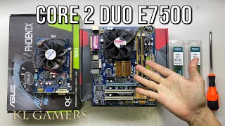 intel Core 2 Duo E7500 AFOX G41 MA7 GIGABYTE NVIDIA GeForce 9500 GT PC Build