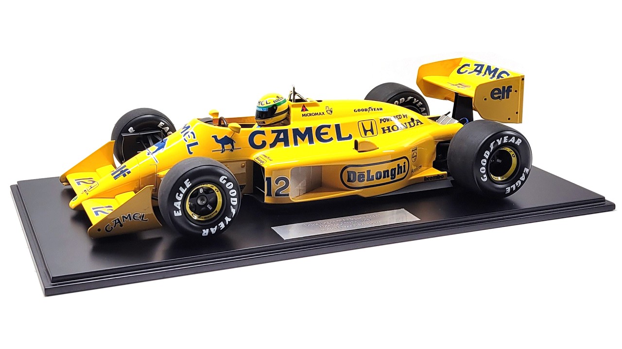 1987 Lotus 99T Ayrton Senna 1/12 Minichamps - YouTube