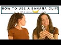 Comment utiliser une pince banane  1 coiffure queue de cheval facile en 1 minute