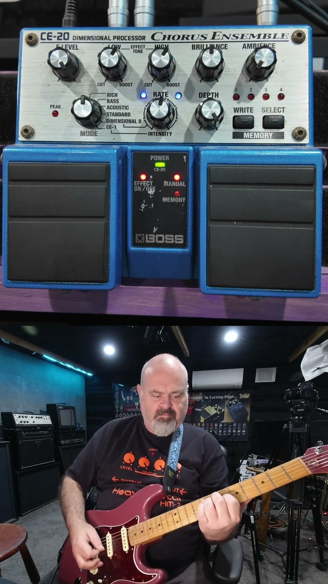 Making 80's clean tones with Boss CE-20 #bosseffects #80s
